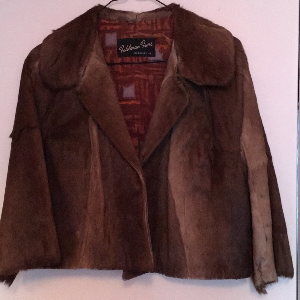 Vintage pony fur coat